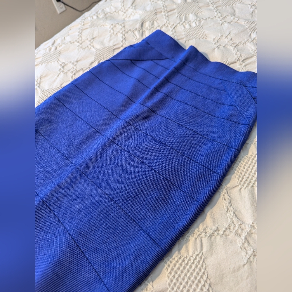 Bebe - Blue Bandage Skirt